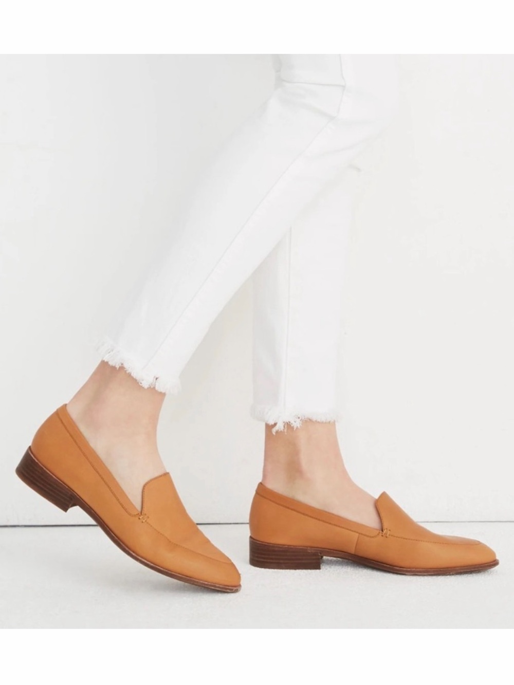 Madewell Amber Brown The Frances Loafer Size 6.5